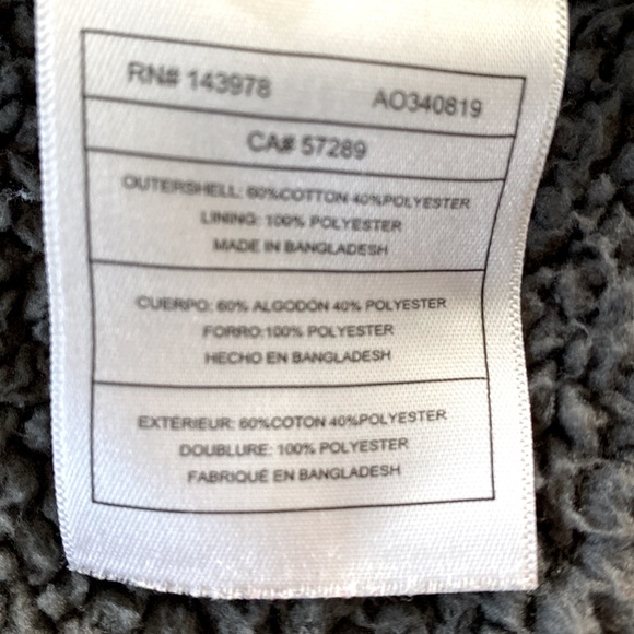 Puma Boys Jacket With Lining Black Gray - Picture 8 of 8